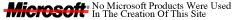 No Microsoft Products Were Used in The Creation Of ThisSite